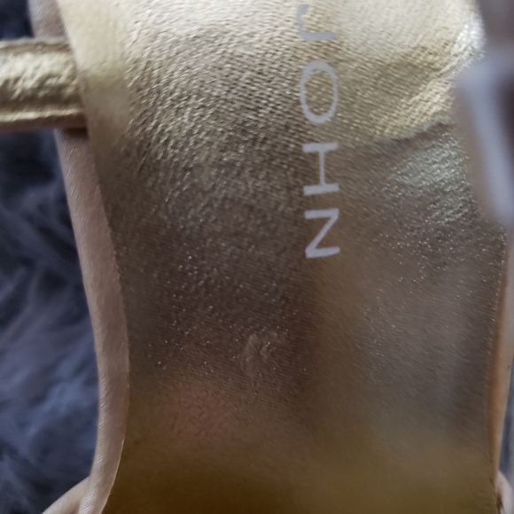 St John High heels sling back Gold SZ 6 - Picture 2 of 7